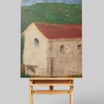 Contact 27 Le mas en renovation-acrylique-40x30